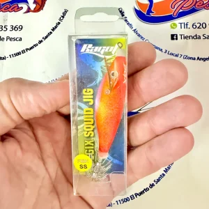 MUESTRA CALAMAR RAGOT BEGIX PEZ SS COLOR ORANGE PINK NAT 8,5CM. 8GR.