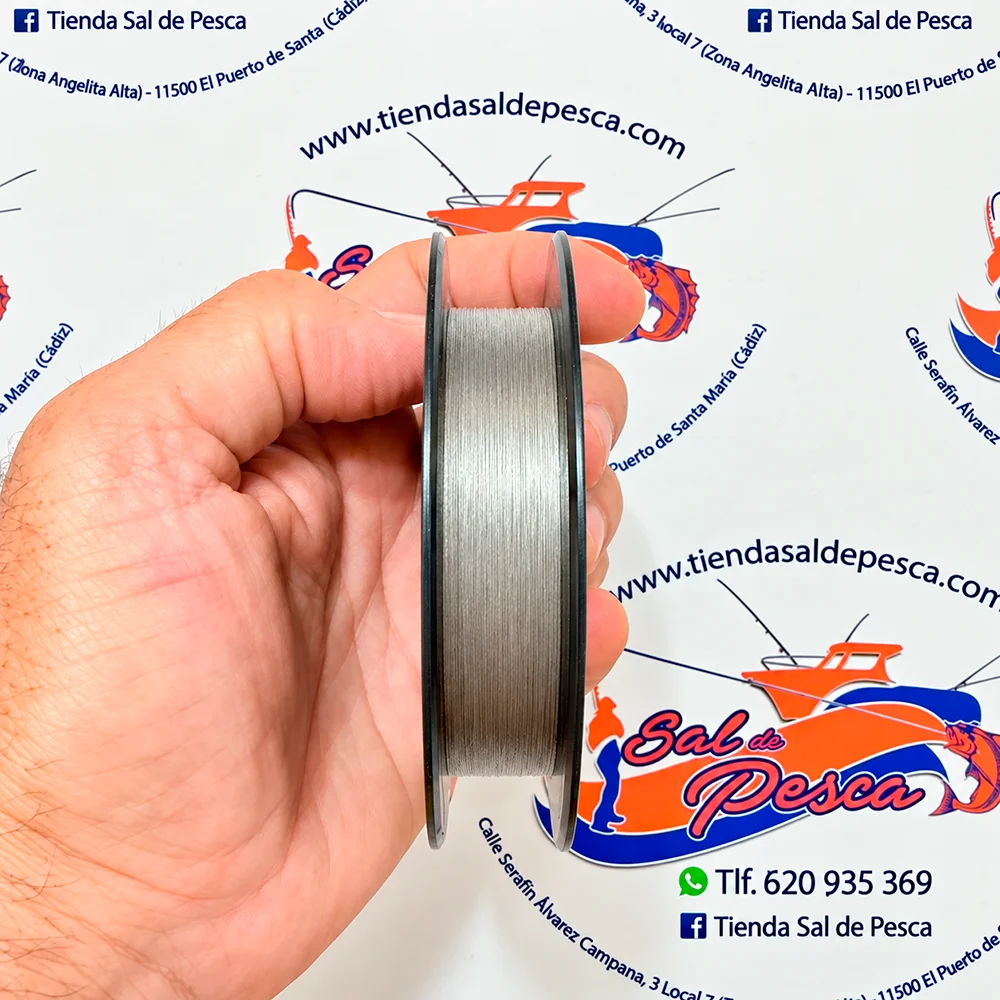 HILO TRENZADO DAIWA JAPAN J-BRAID GRAND 8X 0,06MM. GRIS 270MT. - Imagen 2
