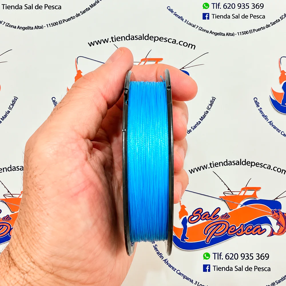 HILO TRENZADO DAIWA JAPAN J-BRAID GRAND 8X 0,24MM. AZUL 270MT. - Imagen 2