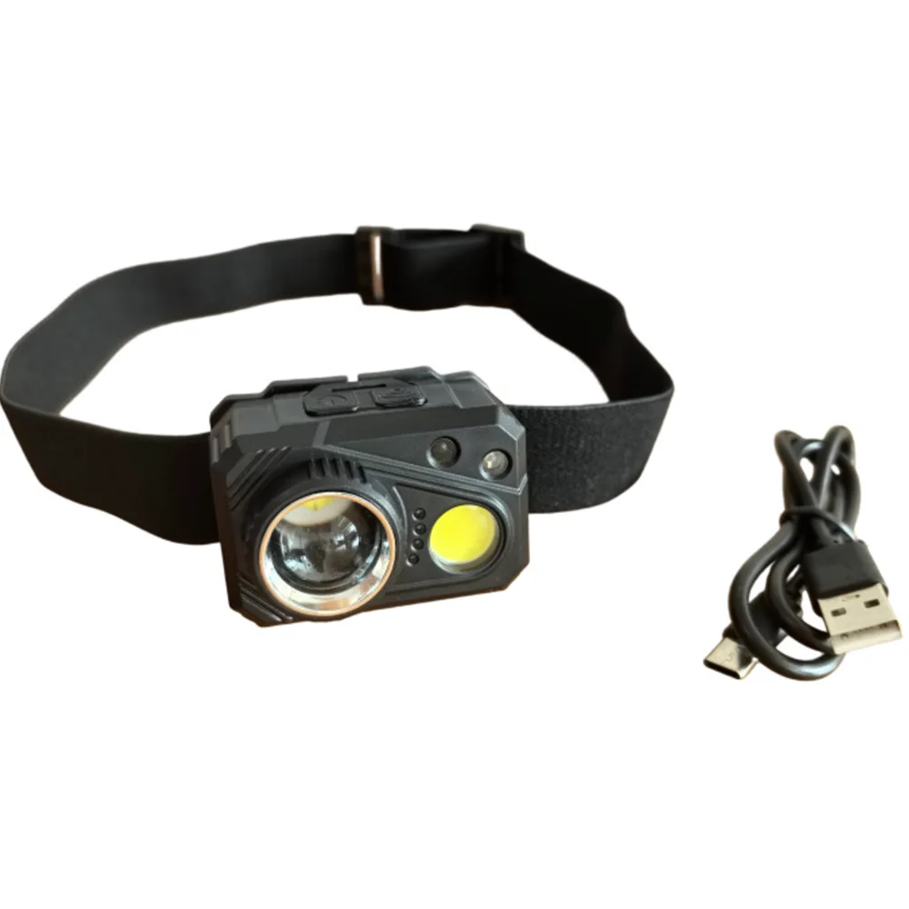 LINTERNA FRONTAL DE PESCA AKAMI L-680 RECARGABLE USB 270 LÚMENES