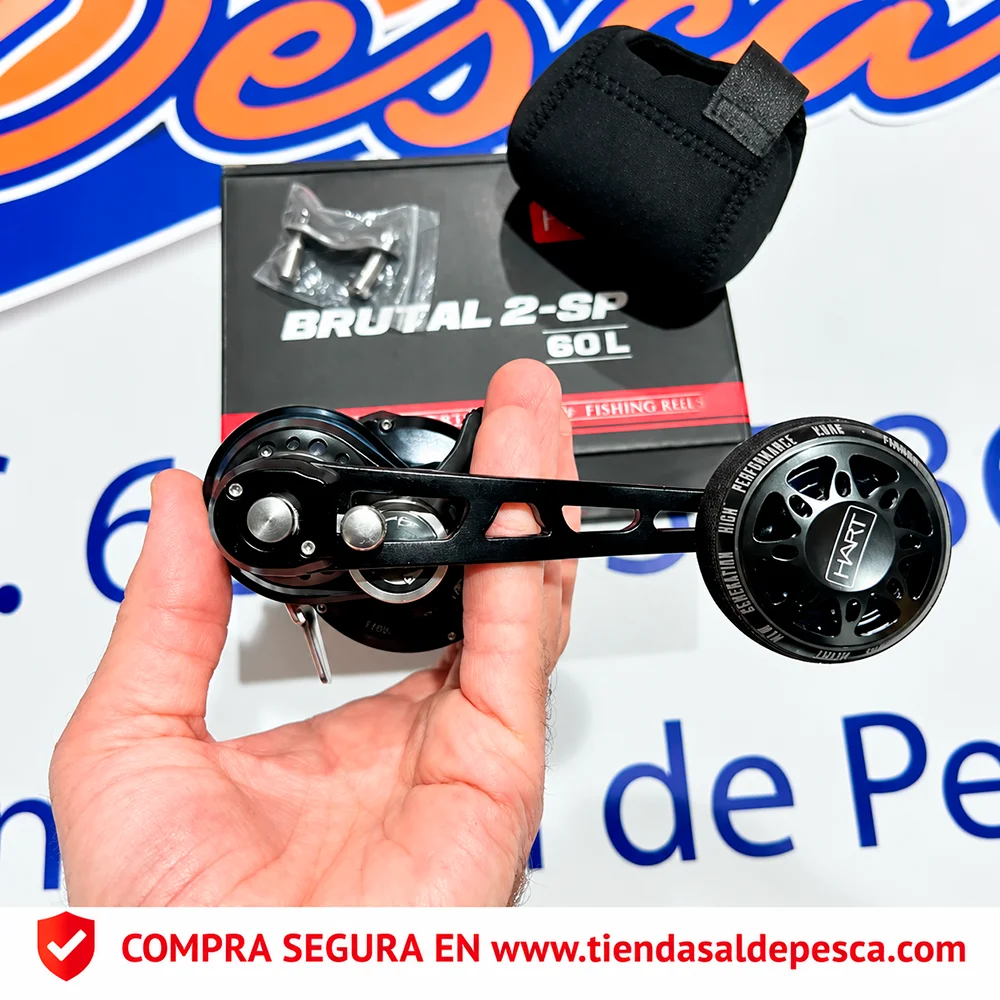 CARRETE DE SLOW JIGGING HART BRUTAL 2SP 60L - Imagen 5