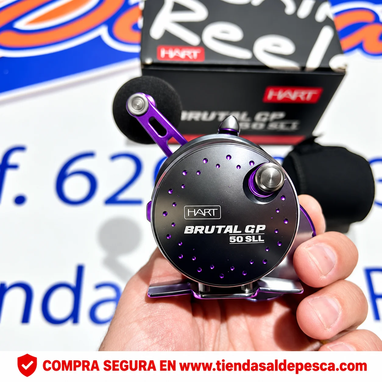 CARRETE DE SLOW JIGGING HART BRUTAL GP 50SLX - Imagen 2