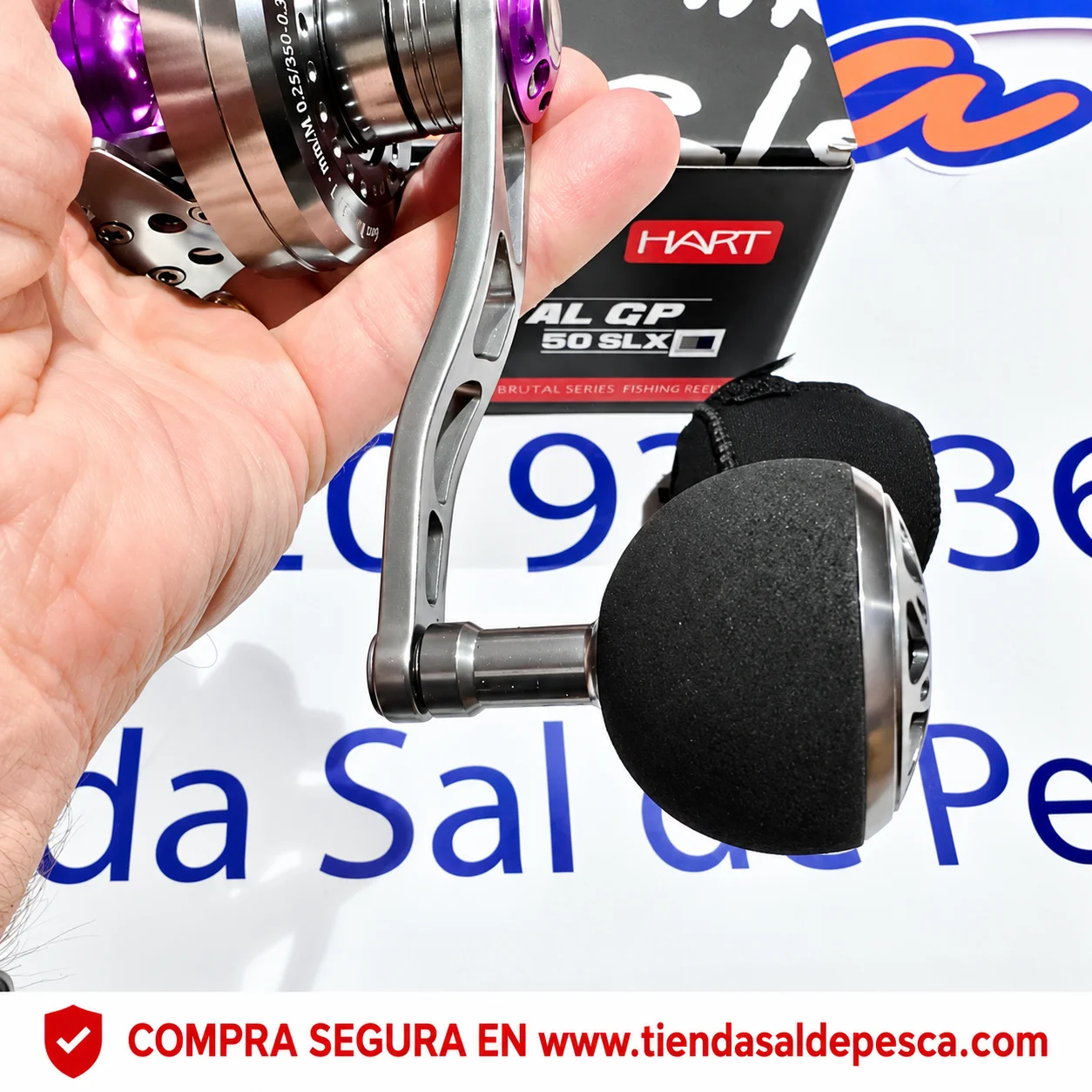 CARRETE DE SLOW JIGGING HART BRUTAL GP 50SLX - Imagen 4