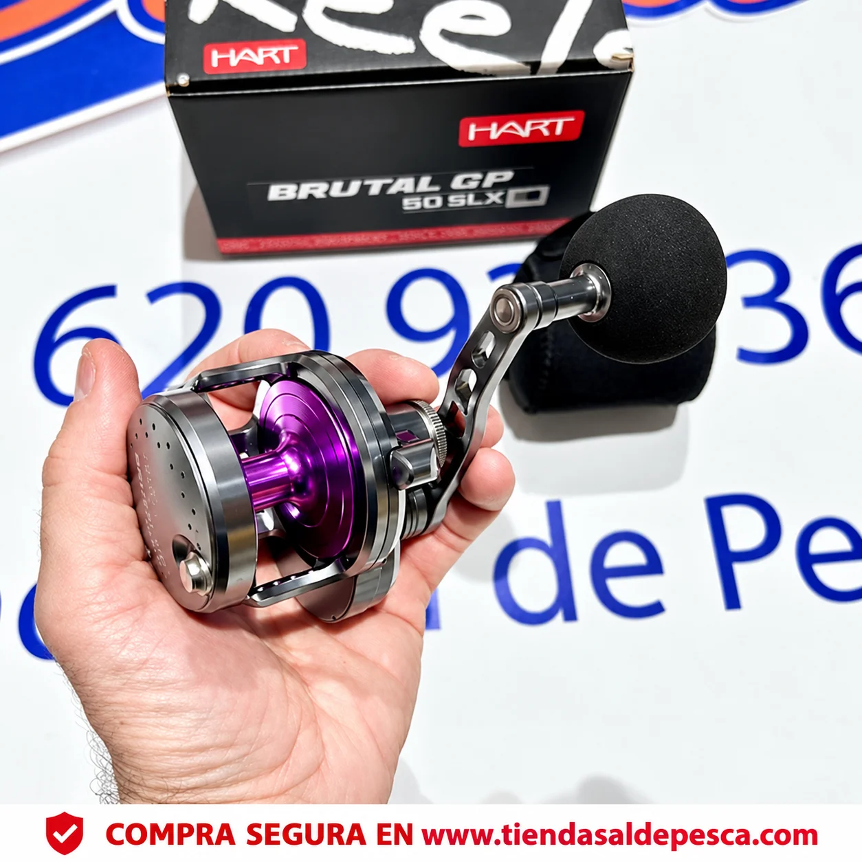 CARRETE DE SLOW JIGGING HART BRUTAL GP 50SLX - Imagen 5