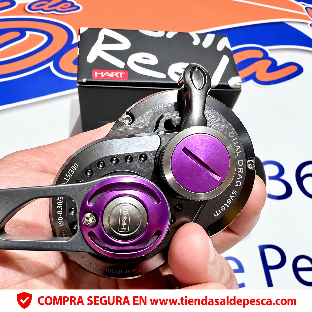 CARRETE DE SLOW JIGGING HART BRUTAL GP 50SLX - Imagen 6
