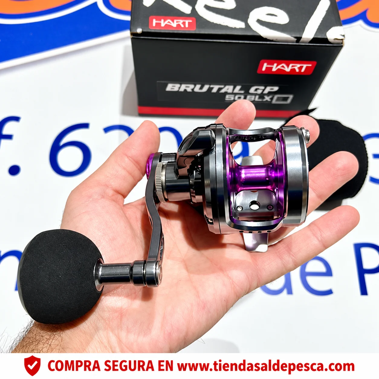 CARRETE DE SLOW JIGGING HART BRUTAL GP 50SLX - Imagen 7