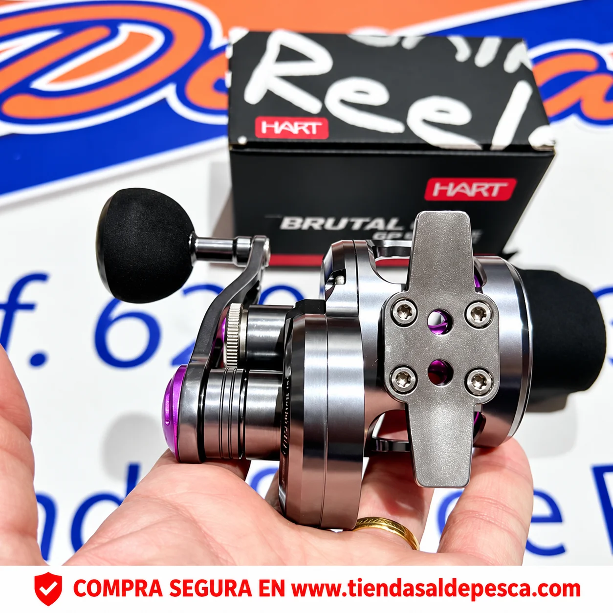 CARRETE DE SLOW JIGGING HART BRUTAL GP 50SLX - Imagen 8
