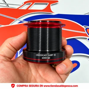 BOBINA CARRETE SURF DAIWA CROSSCAT SURF 35 4000QDR 0,30/300MT.
