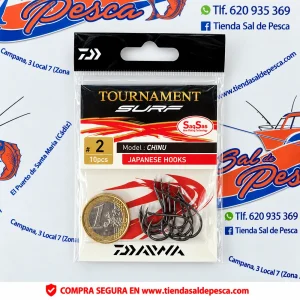 ANZUELO CARBONO JAPAN DAIWA TOURNAMENT SAQSAS CHINU NUM. 2
