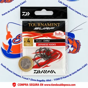 ANZUELO CARBONO JAPAN DAIWA TOURNAMENT SAQSAS CHINU NUM. 4