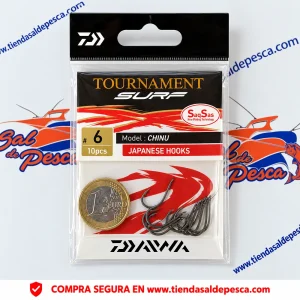 ANZUELO CARBONO JAPAN DAIWA TOURNAMENT SAQSAS CHINU NUM. 6
