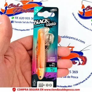 MUESTRA CALAMAR BM SQUID 90 SIMPLE COMBO EXTRA DEEP 20GR. ORANGE SQUID